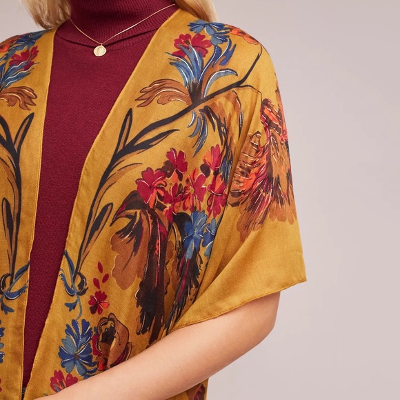 Anthropologie Stephie Floral Kimono - Picture 4 of 6